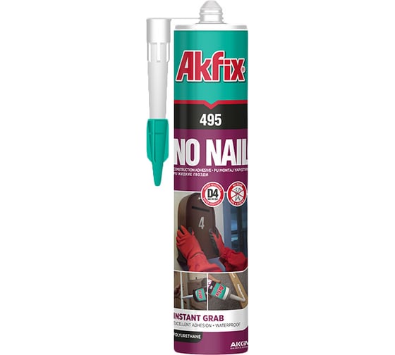 Полиуретановый экспресс клей Akfix Жидкие гвозди 310 мл 495 GA495