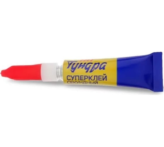 Суперклей ТУНДРА секундный, 1.2 г  9291282