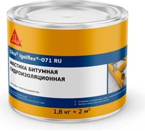 Обмазочная гидроизоляция на битумно-полимерной основе Igolflex-071 RU 2 л Sika 641