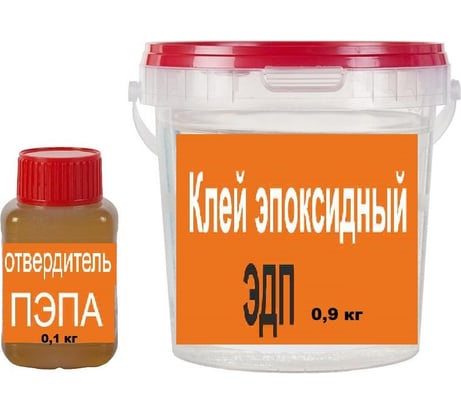 Эпоксидный клей универсальний Суперпласт ЭДП 1 кг 4687204469824