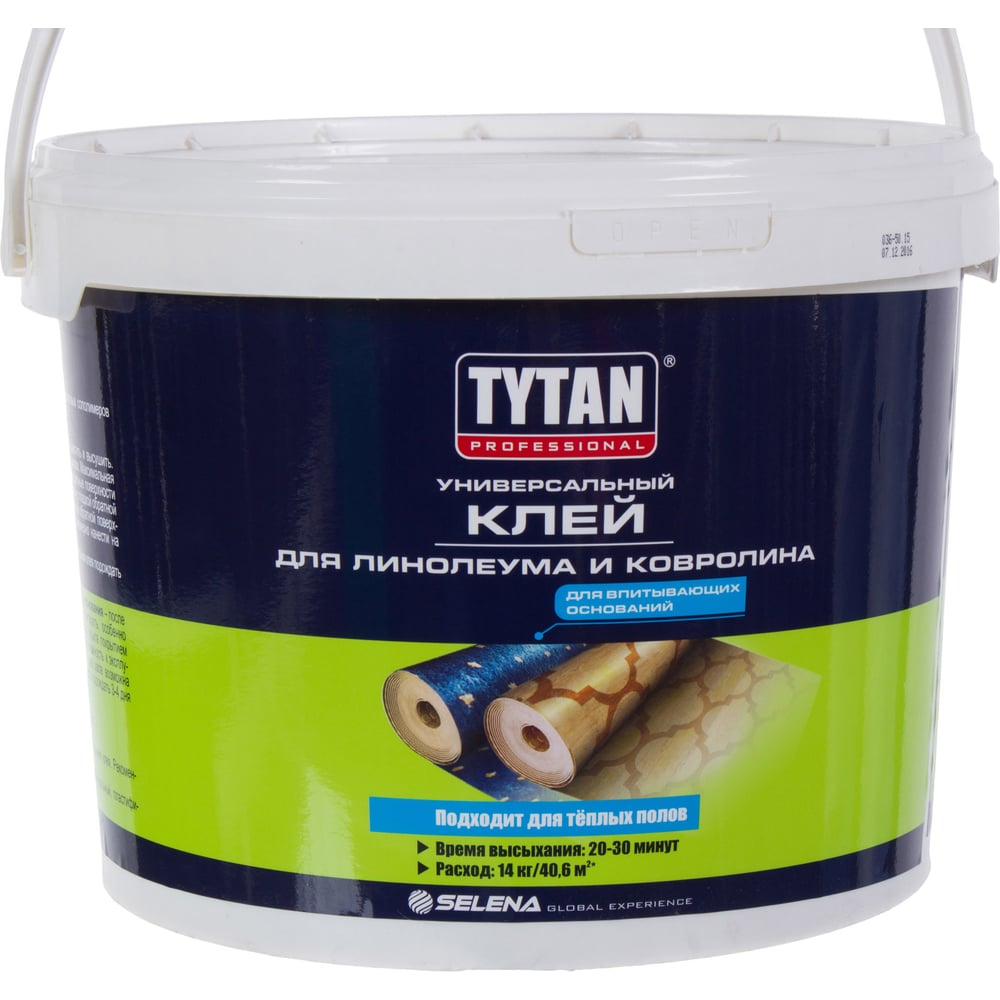 Клей TYTAN PROFESSIONAL для линолеума и ковролина 14 кг 10849 ...