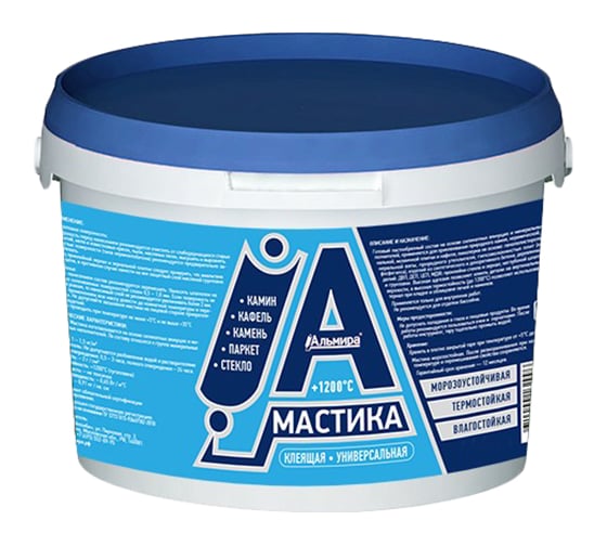 Клеящая универсальная термостойкая мастика Альмира 9 кг 1/45 206005 1