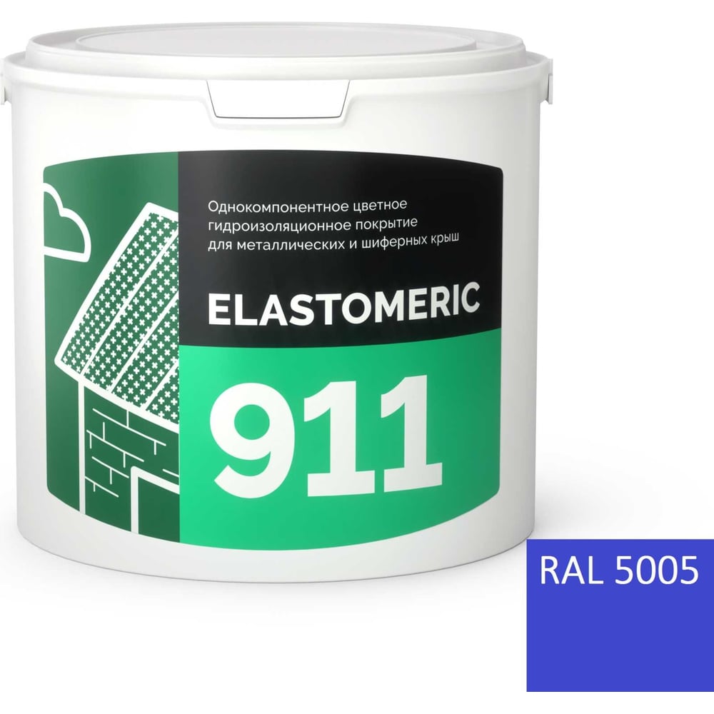 Гидроизоляция герметик Elastomeric Systems 3кг синий elastomeric-911 ...