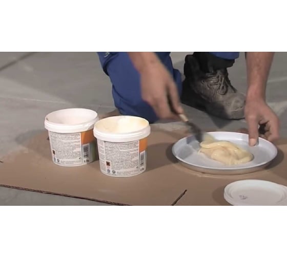 Эпоксидная шпатлевка NEOTEX EPOXOL PUTTY Α+В 1кг 14010200