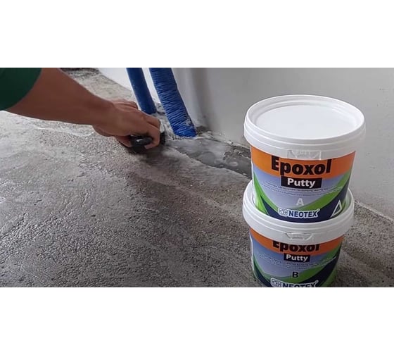 Эпоксидная шпатлевка NEOTEX EPOXOL PUTTY Α+В 1кг 14010200