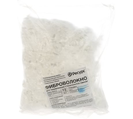 Фиброволокно Ресурс п/п 12мм 0,5кг 24262