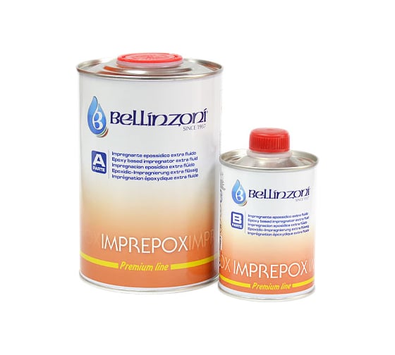 Эпоксидный клей Bellinzoni 1000 Imprepox прозрачный/жидкий 1,0+0,25кг 004210104