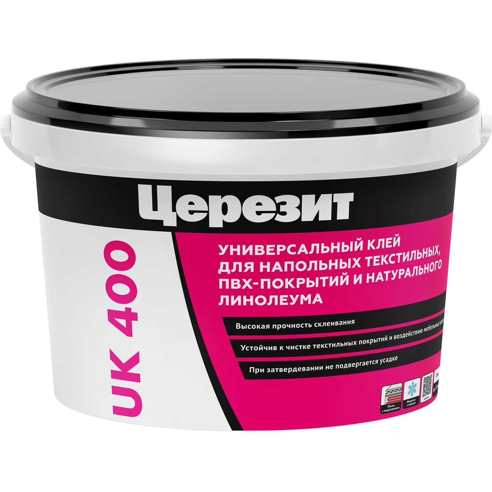 Универсальный дисперсионный клей для текстиля и пвх Церезит Uk 400/3 ...