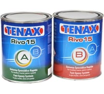 Эпоксидный клей Tenax Rivo-15 бежевый/густой 1,0+1,0л 039210104