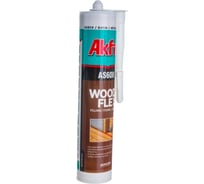 Акриловый герметик для дерева и паркета Akfix AS608 бук 530 гр ASW13