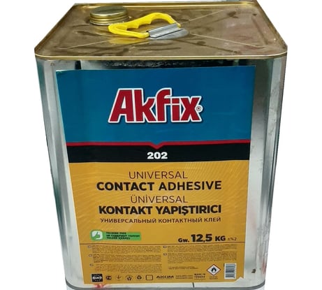 Универсальный контактный клей Akfix 202 12,5 кг GA510