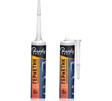 Герметик силиконовый универсальный белый профессиональный HARDY 280м ABC FARBEN 4100017697