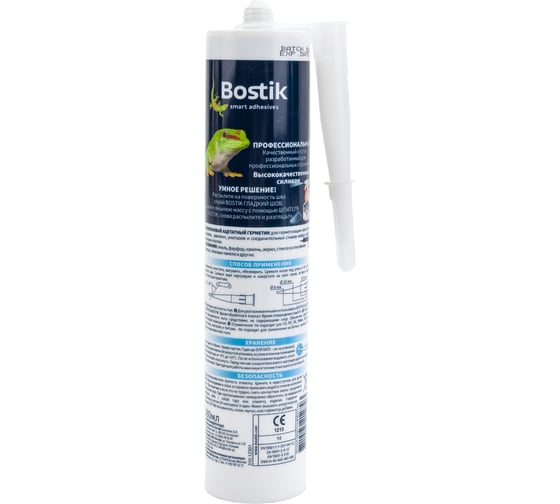 Идеальный силиконовый герметик Bostik Perfect Seal Ванная прозрачный, 280 мл BOK212793Р