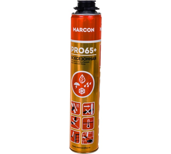 Всесезонная профессиональная монтажная пена MARCON PRO 65 4620010540011