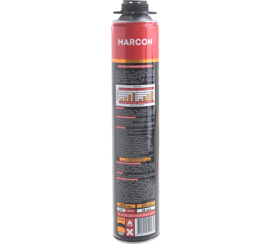 Огнестойкая профессиональная монтажная пена MARCON 4620010540264
