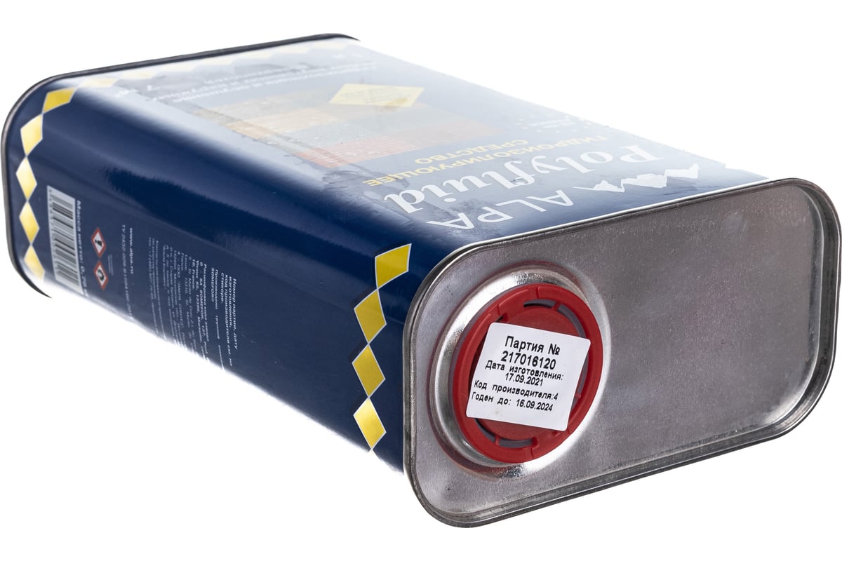 Гидроизолирующее средство Polyfluid защита от влаги 1 л ALPA 1004026 ...