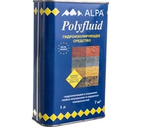 Гидроизолирующее средство Polyfluid защита от влаги 1 л ALPA 1004026