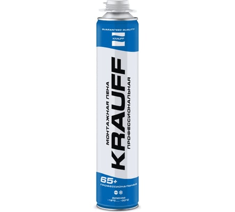 Профессисональная монтажная пена KRAUFF 65+ зимняя, 950гр 00135
