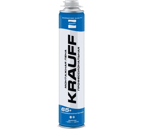 Профессисональная монтажная пена KRAUFF 65+ зимняя, 950гр 00135 1
