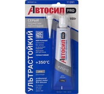 Герметик-прокладка АВТОСИЛ силиконовый, ультрастойкий, термостойкий, серый, 100г 11391-100-В 31833357
