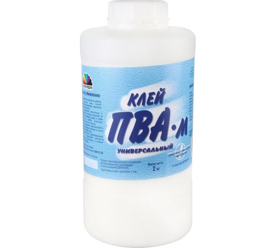 Универсальный клей ПВА Магия Радуги 2кг 6 голубая этикетка 4840