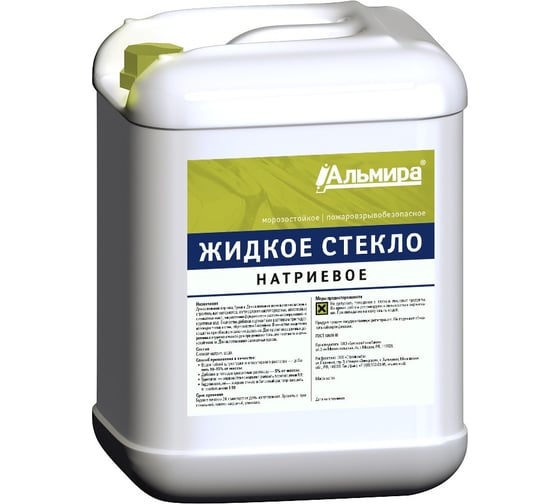 Жидкое стекло натриевое Альмира 14,0 кг 00-00000693 1