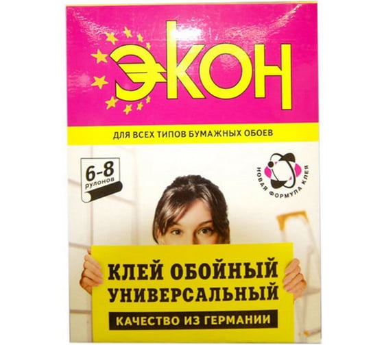 Виниловый обойный клей ЭКОН, 200 г 1312333 1