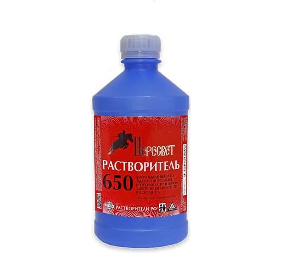Растворитель Пересвет 650 0,5л 00-00000231