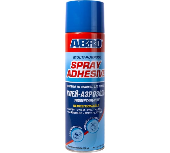 Универсальный аэрозольный клей ABRO 326 г SA-300