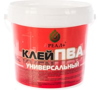 Универсальный клей ПВА Ареал+ ведро 1 кг А-264
