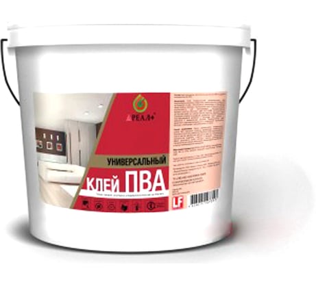 Универсальный клей ПВА Ареал+ ведро 5 кг А-266