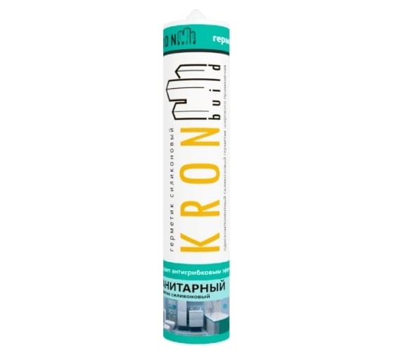 Силиконовый санитарный герметик Kronbuild прозрачный 280 гр SSTOL