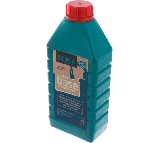 Пластификатор для фундамента CEMMIX Base, 1 л 529033