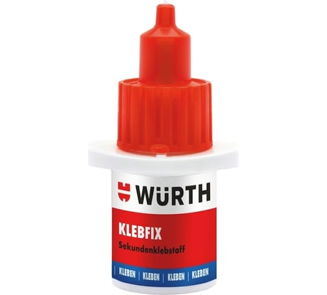 Супербыстрый клей Wurth KLEBFIX 5 г 08930900 053 25