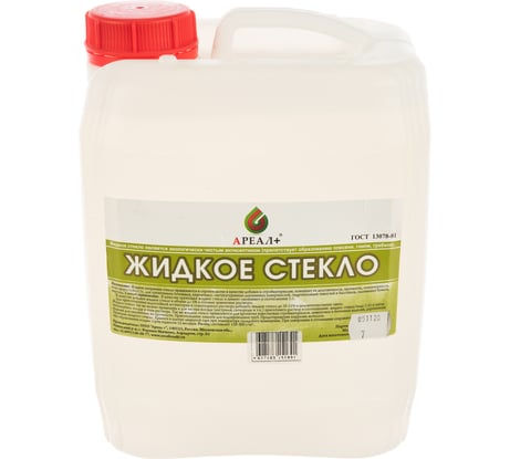 Жидкое стекло Ареал+ 7 кг А-521