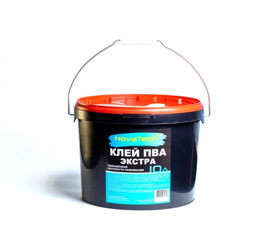 Клей ПВА экстра NovaTech 10 кг. 000000658