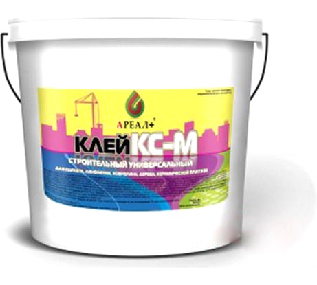 Строительный клей КС-М Ареал+ ведро 3 кг А-321