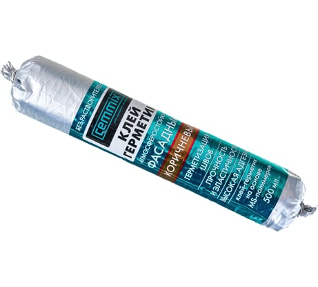 Фасадный клей-герметик CEMMIX 500 мл коричневый 82577362