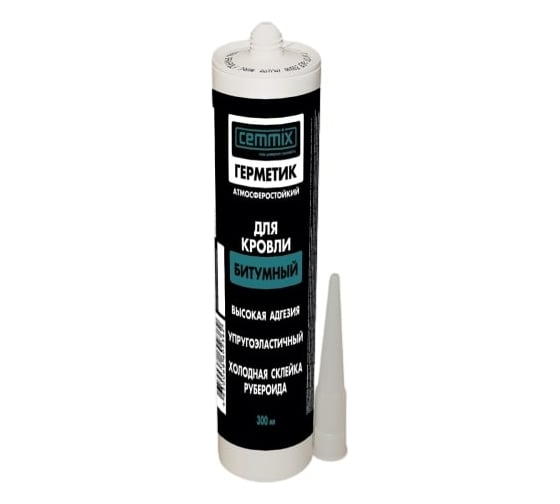 Кровельный битумный герметик CEMMIX 300 г 82577372