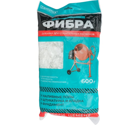 Полипропиленовая фибра CEMMIX Сemmix Fibra, 600гр. fbpp600