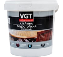 Водостойкий клей ПВА VGT 1кг 11602968 20871995
