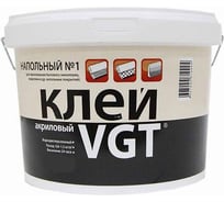 Напольный клей VGT №1 "ЭКОНОМ" 15кг 11601936