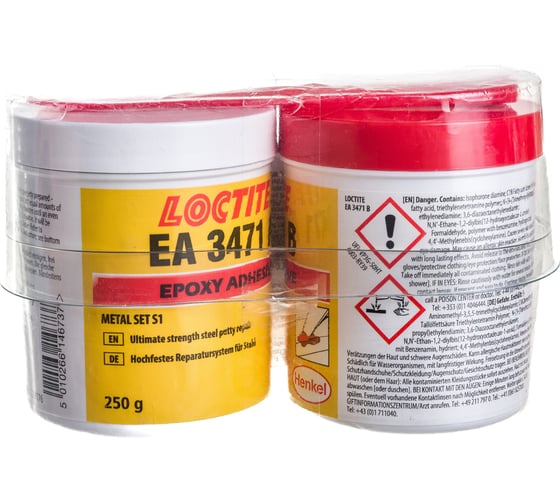 Сталенаполненная шпатлевка 3471 EA 2х250 г Loctite 229176