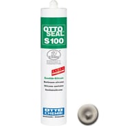 Профессиональный силиконовый герметик OTTO-CHEMIE S100 С1010 красно-серый, 300 мл OS100/C1010