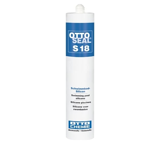 Профессиональный силиконовый герметик OTTO-CHEMIE S18 С77 шелково-серый, 310 мл S18/C77 1