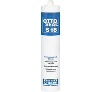 Профессиональный силиконовый герметик OTTO-CHEMIE белый, 310 мл S18/C01