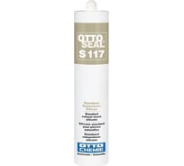 Профессиональный фунгицидный силиконовый герметик OTTO-CHEMIE черный, 310мл S117/C04