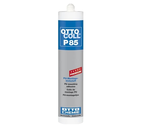 Профессиональный быстроотвердевающий монтажный клей OTTO-CHEMIE P85 бежевый, 310 мл P85/C16 1