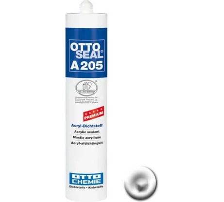 Акриловый герметик премиум-класса OTTO-CHEMIE А205 С01 белый, 310 мл A205/C01