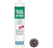 Профессиональный силиконовый герметик OTTO-CHEMIE фанго серый, 300 мл S100/C6777